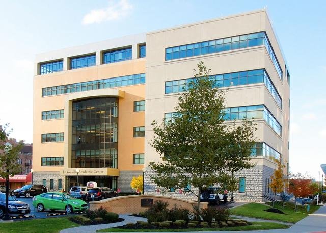 D'Youville University's new Academic Center opened in 2018.