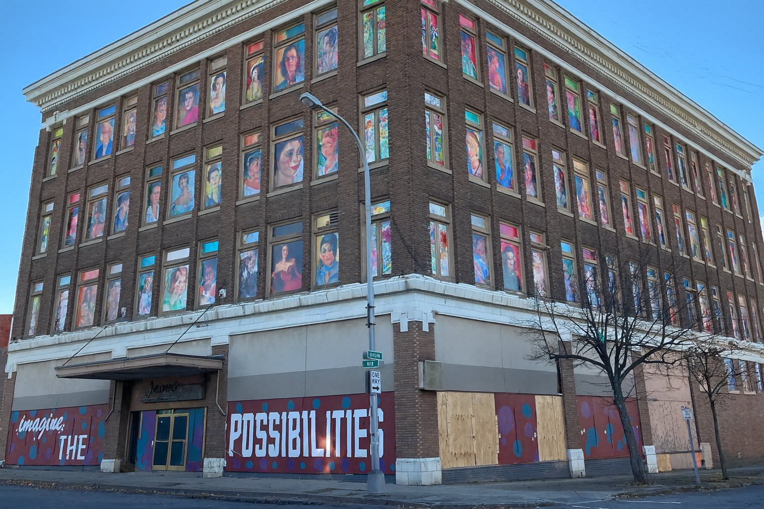 The five-story Jenss Building in downtown Niagara Falls was constructed in 1916.