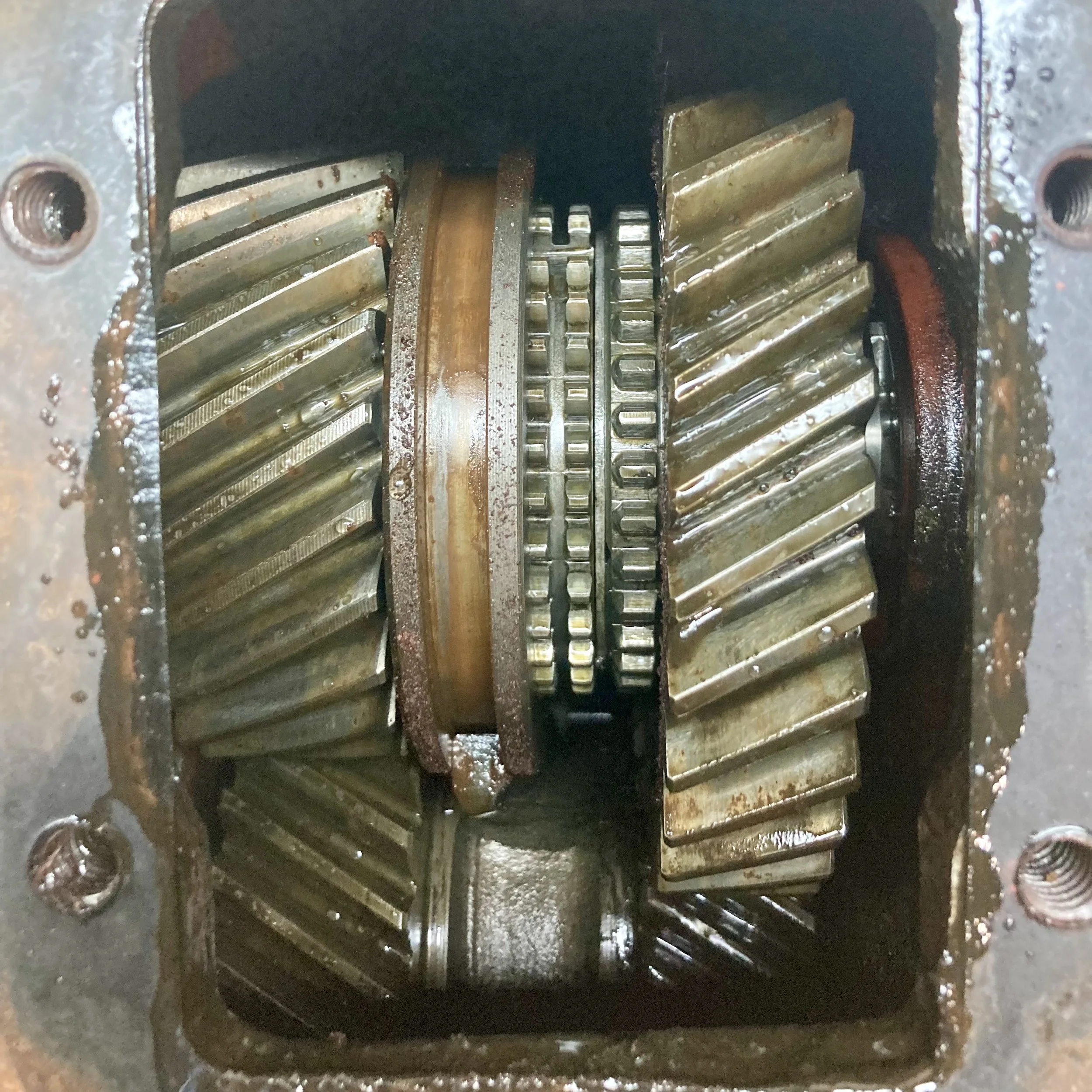 2 old makes 1 new? Tearing apart two 1970’s transfer cases to rebuild one for our overland rig