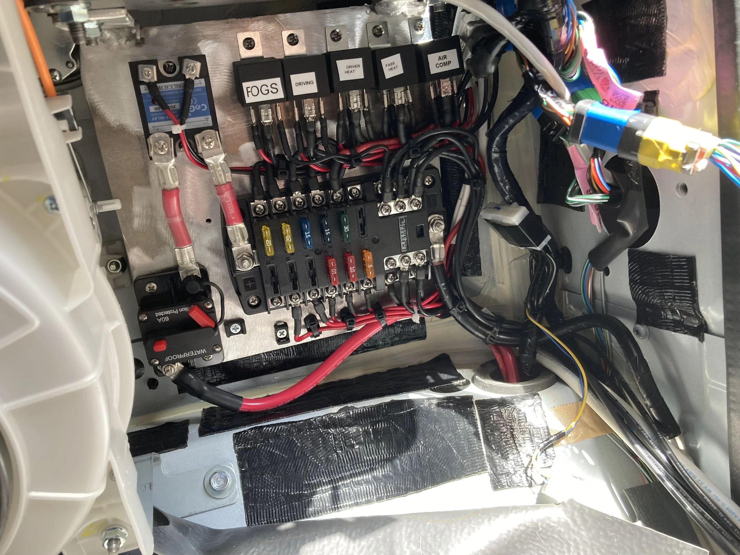 Overland Truck 12V Power Distribution System - InCab Electrical Upgrade