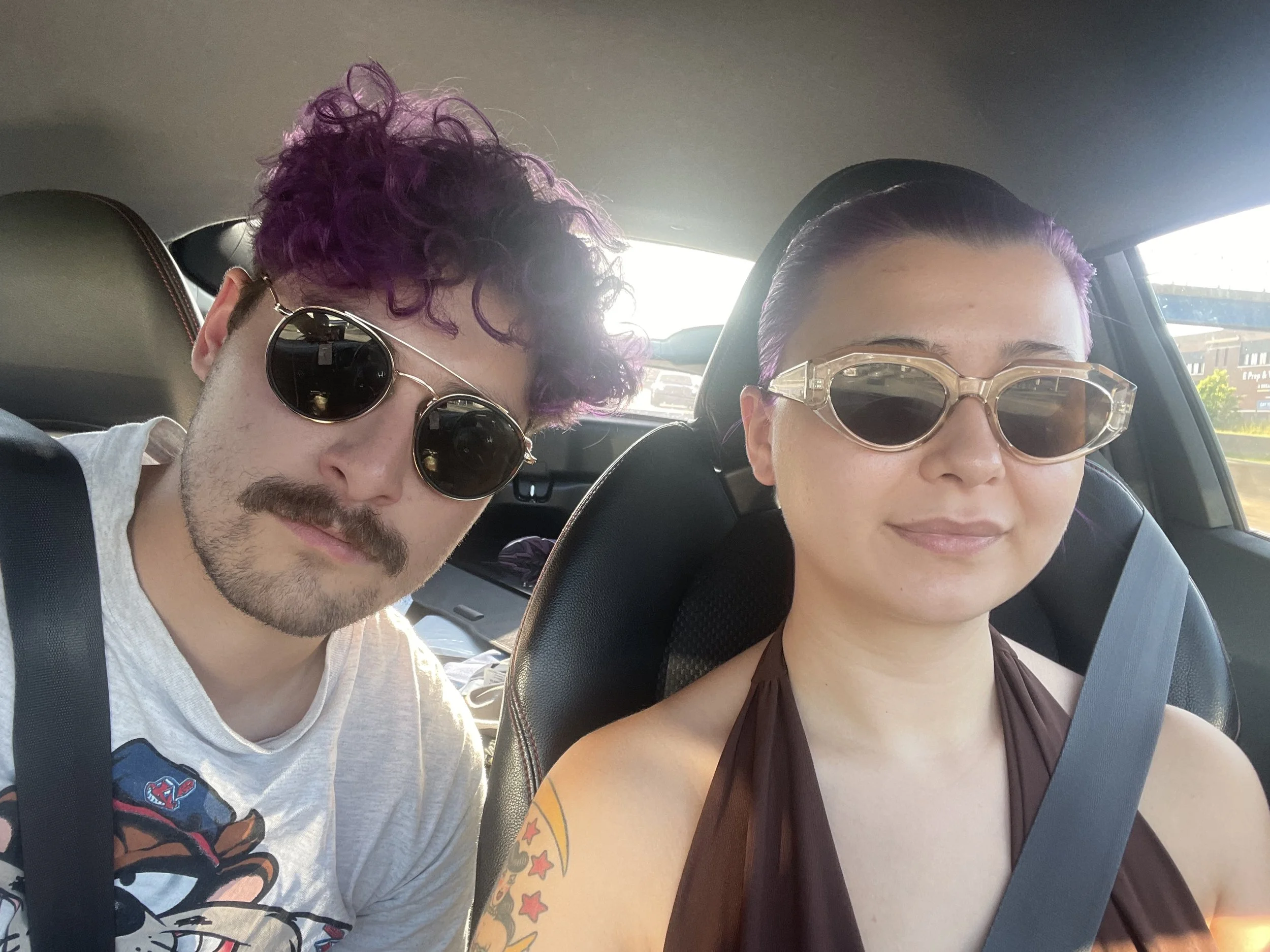 purple hair faze