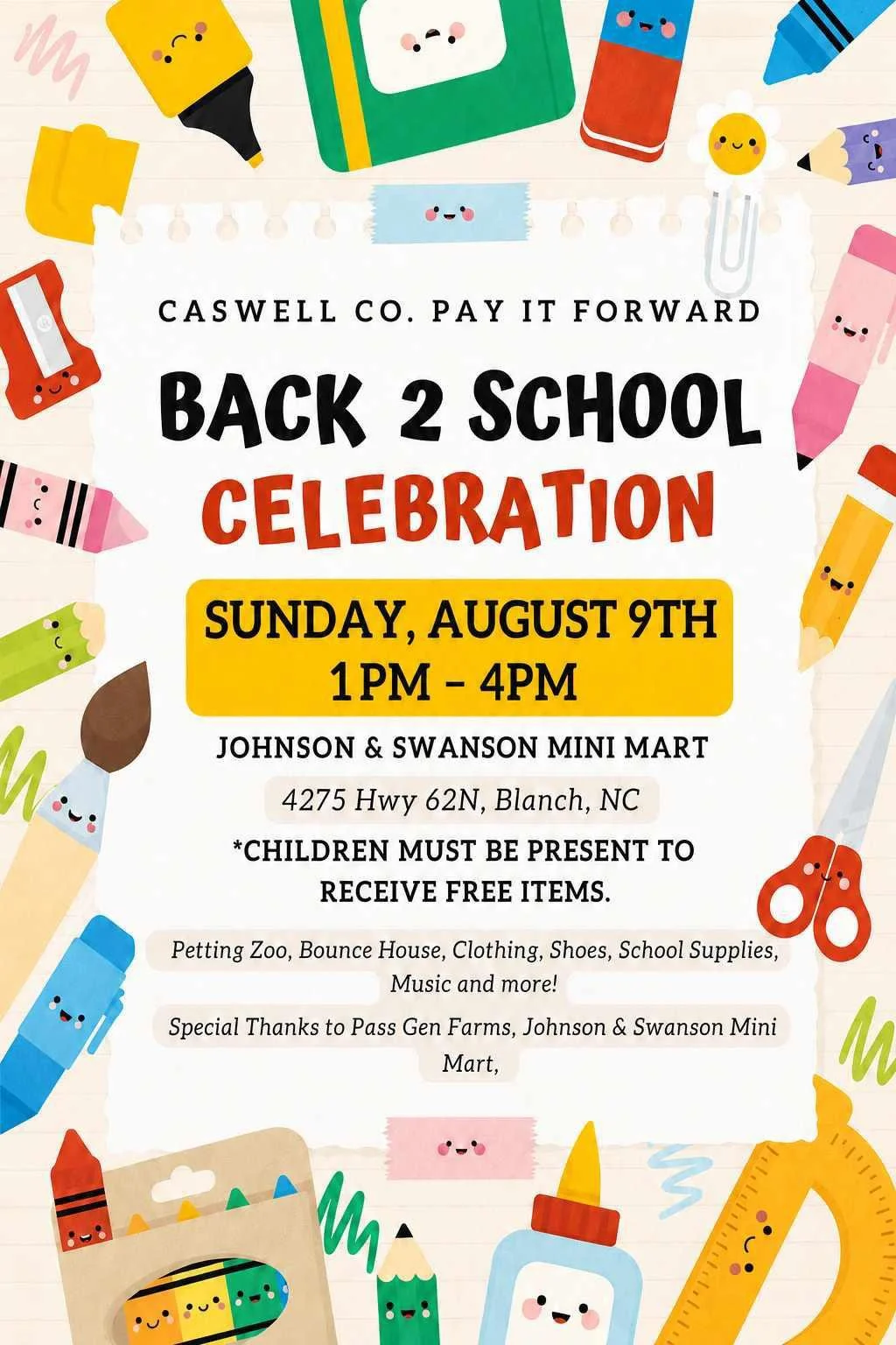 Pass Gen Farms: Back to School Celebration