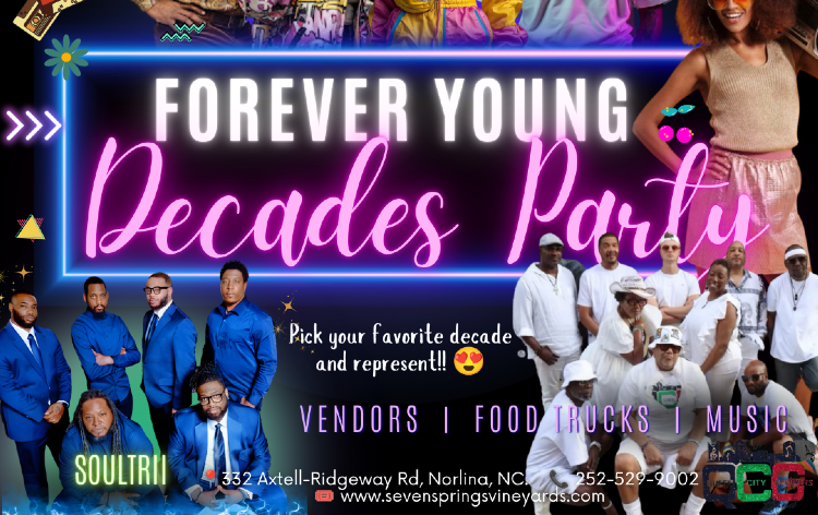 Forever Young Decades Party at the Vineyard