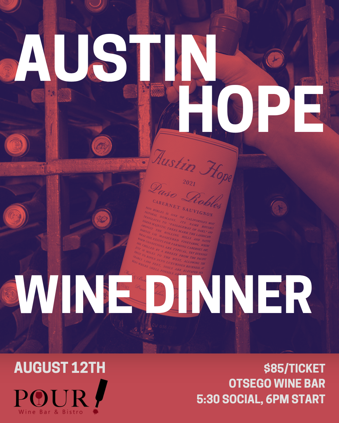 Austin Hope Wine Dinner