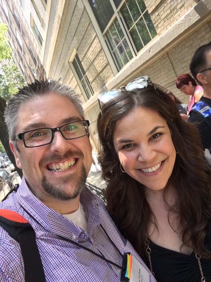 Meeting Lindsay Mendez at the Broadway Teacher's Workshops in NYC