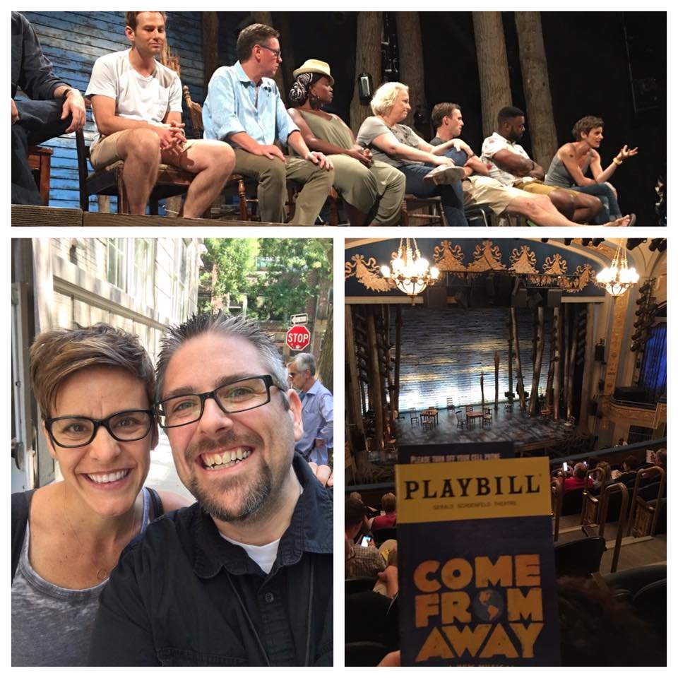 Meeting Jenn Colella at the Broadway Teacher's Workshops in NYC
