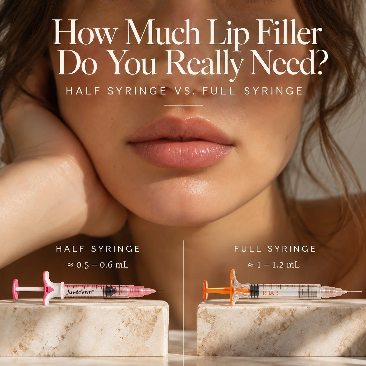 Half Syringe vs. Full Syringe Lip Filler: How Much Do You Really Need?
