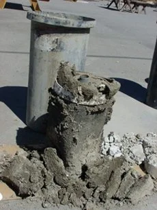 Large amounts of dirt were removed by this Water Decontaminator from construction.
