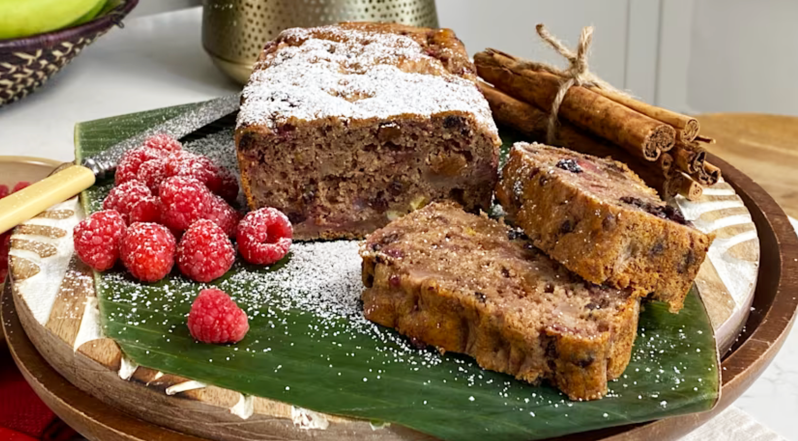 ITV’s Lorraine: Pear and Plantain Christmas Cake