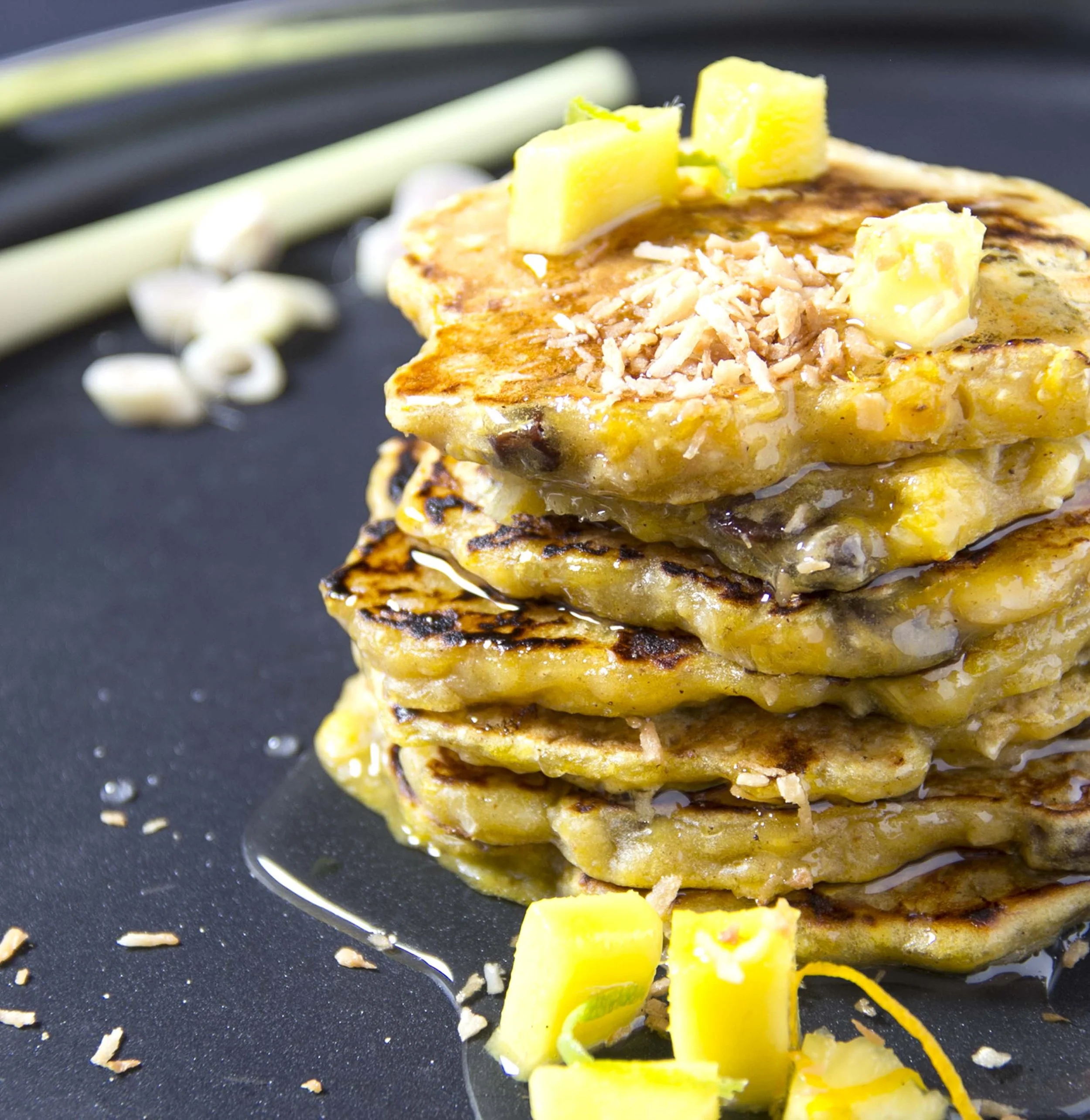 A tasty stack of sweet tatale