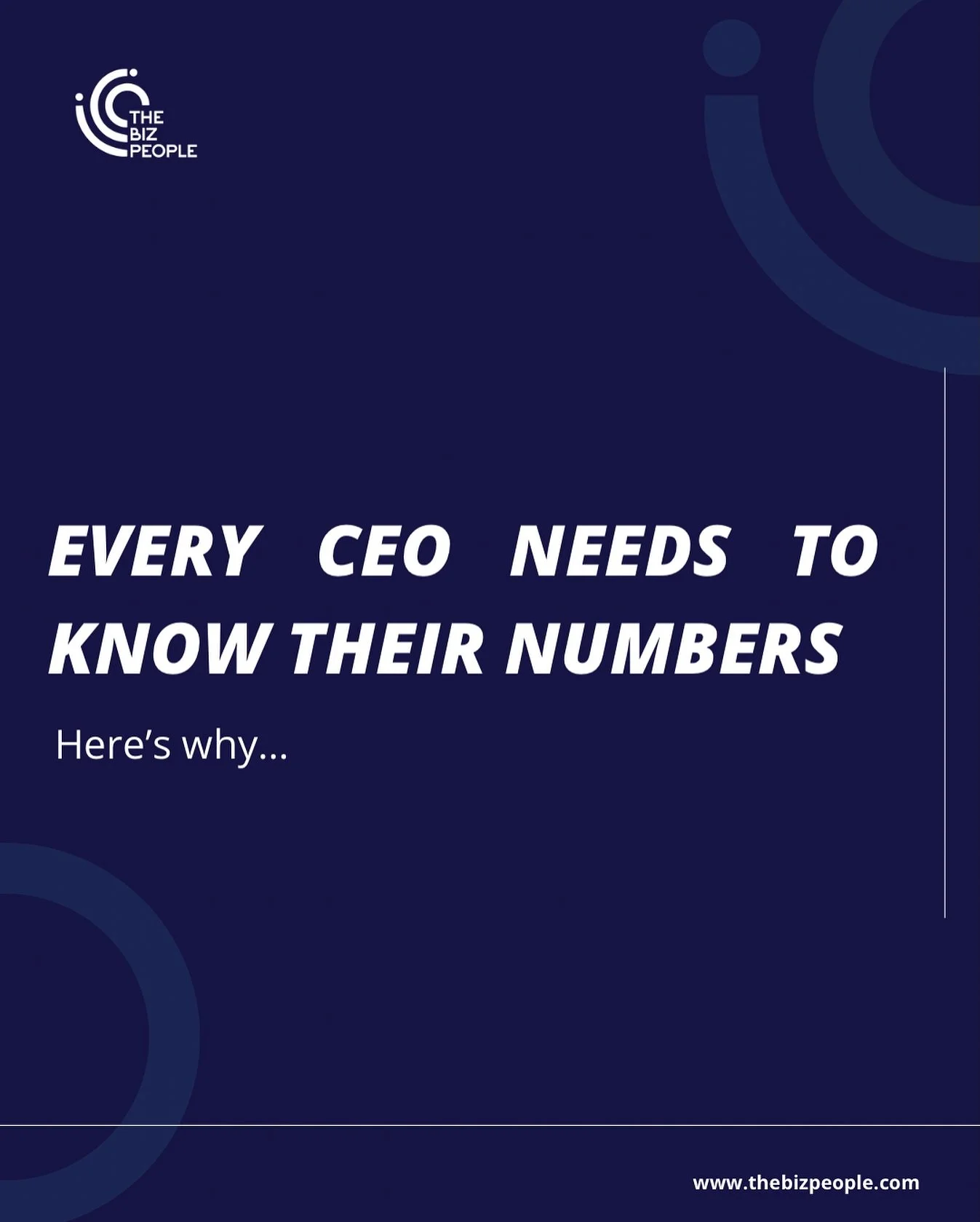 Most business owners avoid their numbers &mdash; until it&rsquo;s too late.

But here&rsquo;s the truth:
If you want to grow, scale, or even sustain your business&hellip; you need to know your numbers. 📈

Knowing your revenue, profit margins, and ca