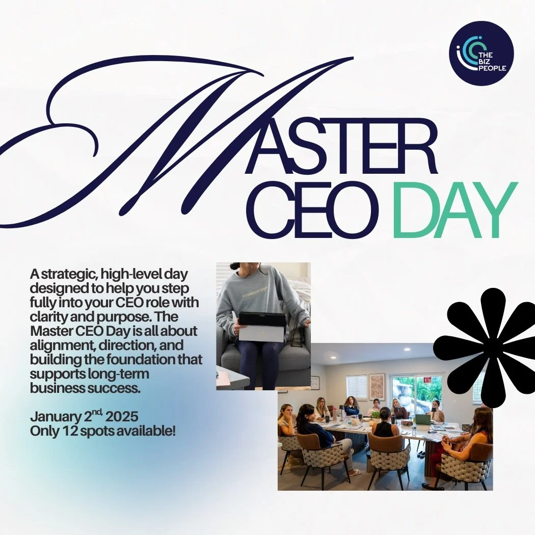 ✨ Master CEO Day: January 2nd ✨

If you&rsquo;re a business owner, entrepreneur, or big-dreamer ready to step into 2026 with clarity, strategy, and intention&hellip; this day is for you.

We&rsquo;re hosting a full wellness + co-working CEO Day in co