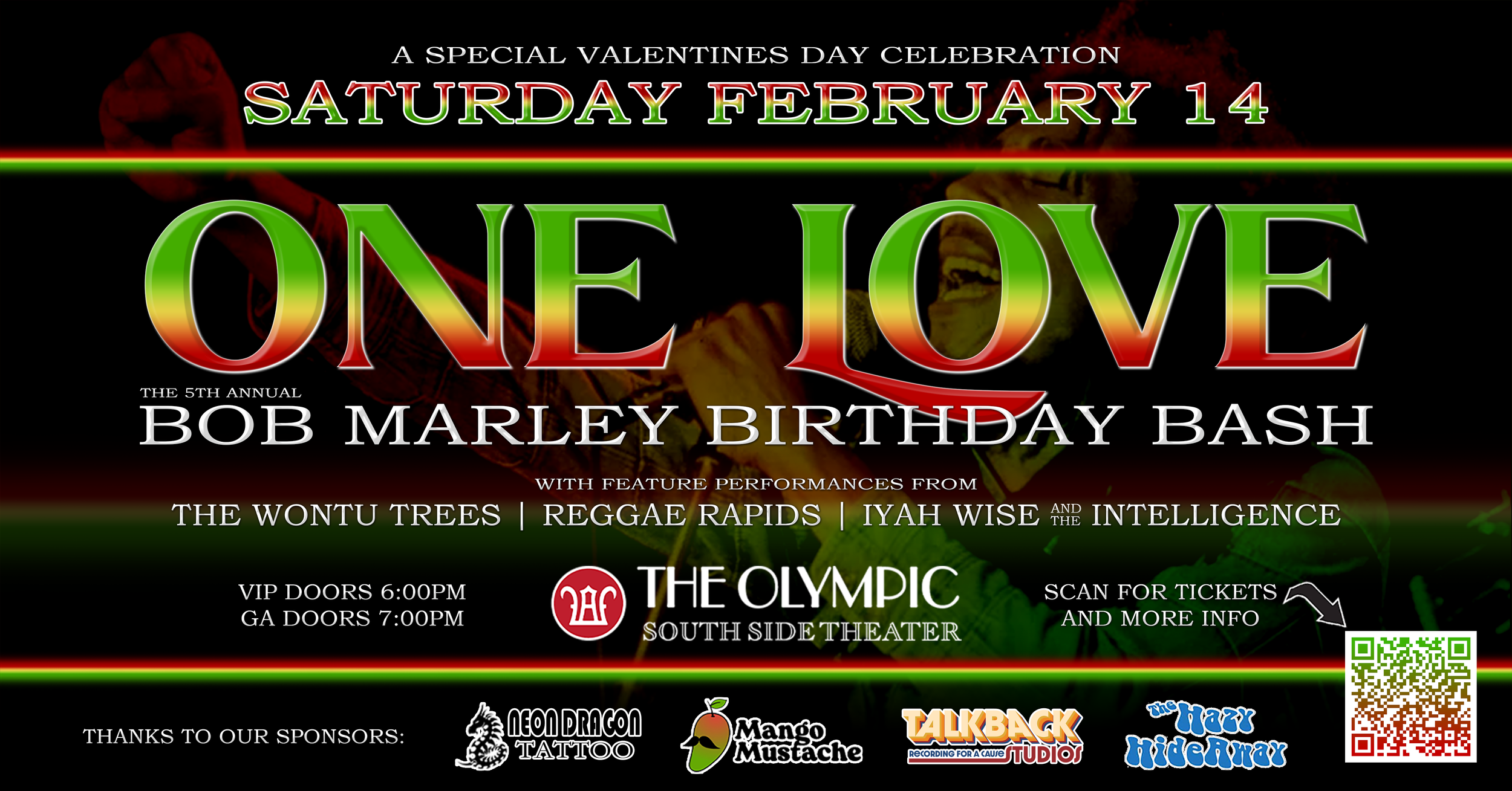 ONE LOVE: Bob Marley Birthday Bash