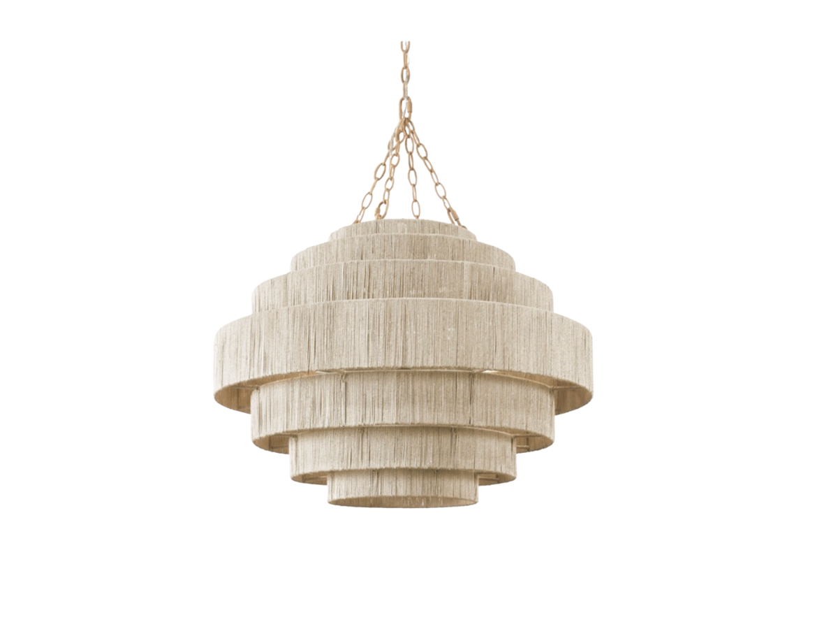 Everly Chandelier, Natural