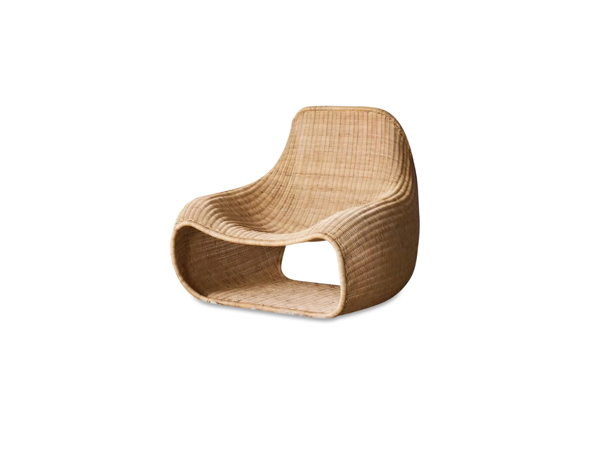Guergal Sculptural Rattan Armchair