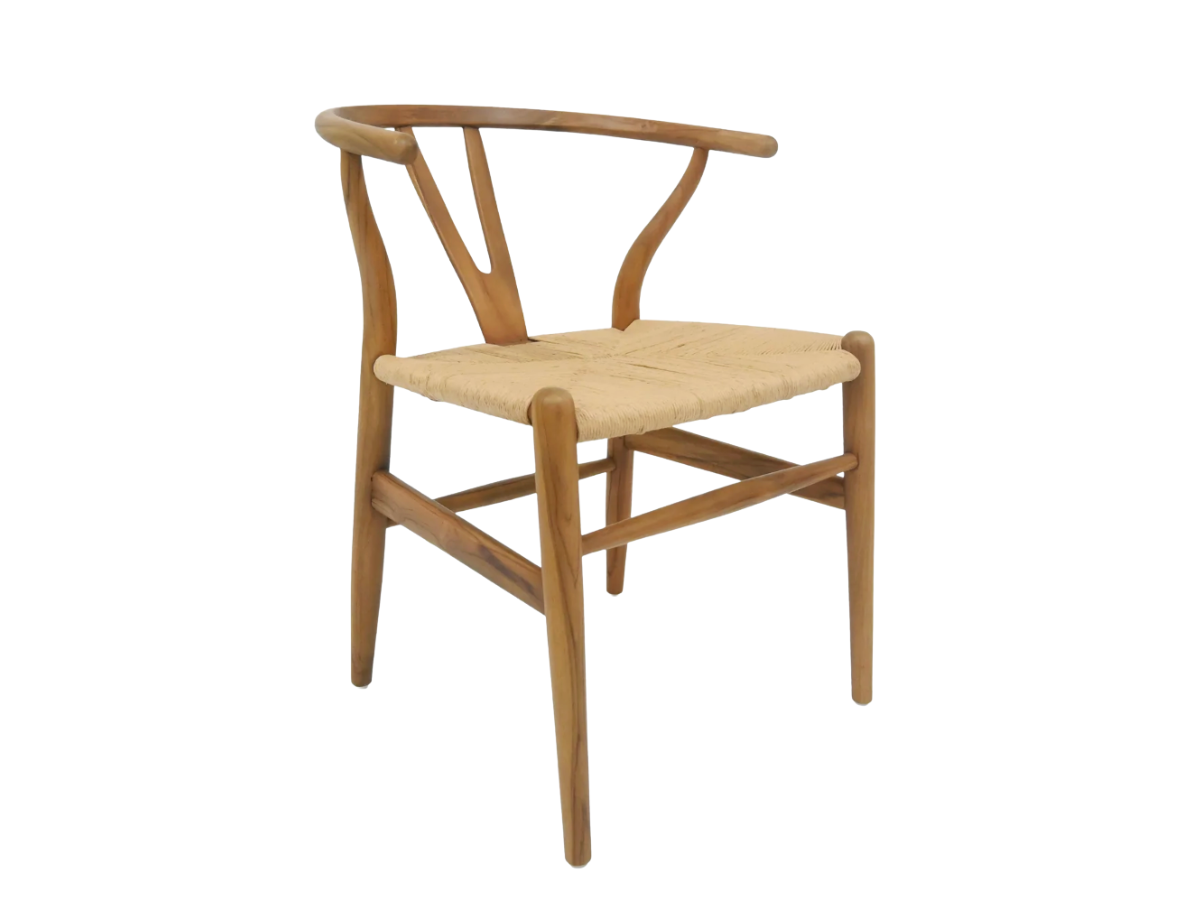 Wishbone Chair with Woven Seat