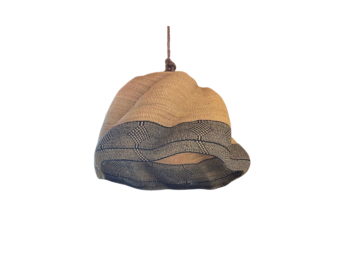 Medium Bolga Wave Pendant in Neutral & Black (201)