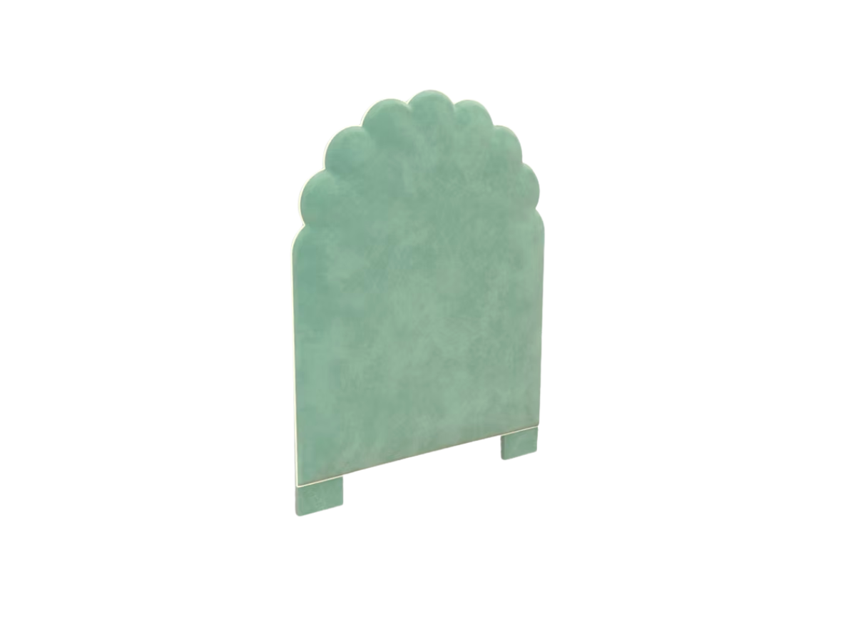 Scalloped Upholstered Headboard