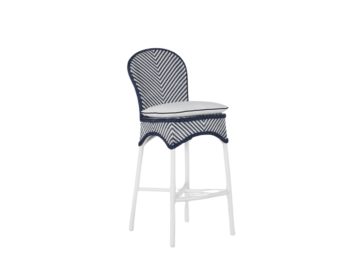 Savoy N-Dura Resin Wicker Outdoor Bar Stool 45 in.