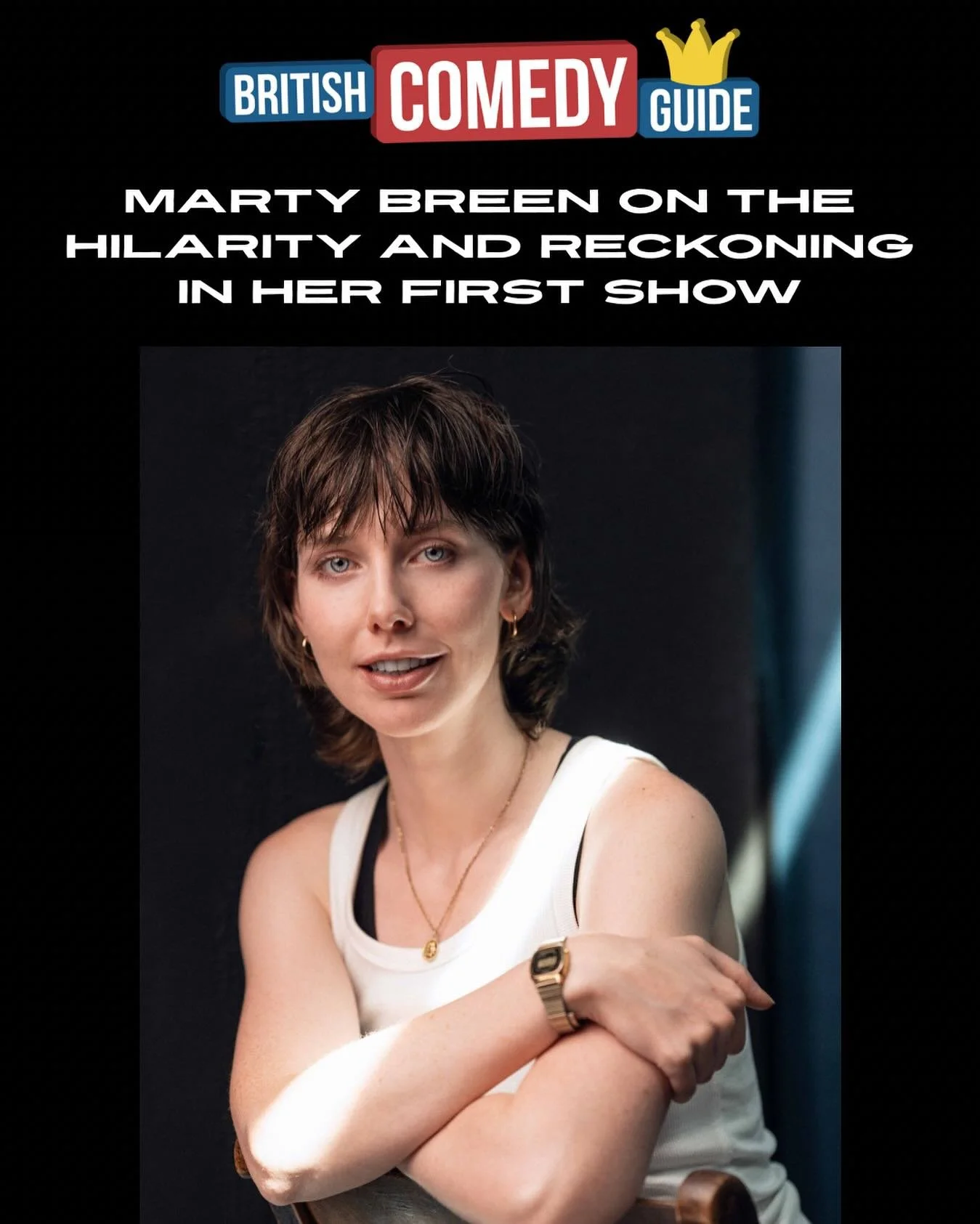 Check out the new interview from the brilliant writer &amp; performer of BITCH @martymcbreen 
They talk to @britishcomedyguide about the impulse &amp; inspiration for the show 🐺

🖤 Give it a read &amp; keep inviting everyone to see it at @edfringe!