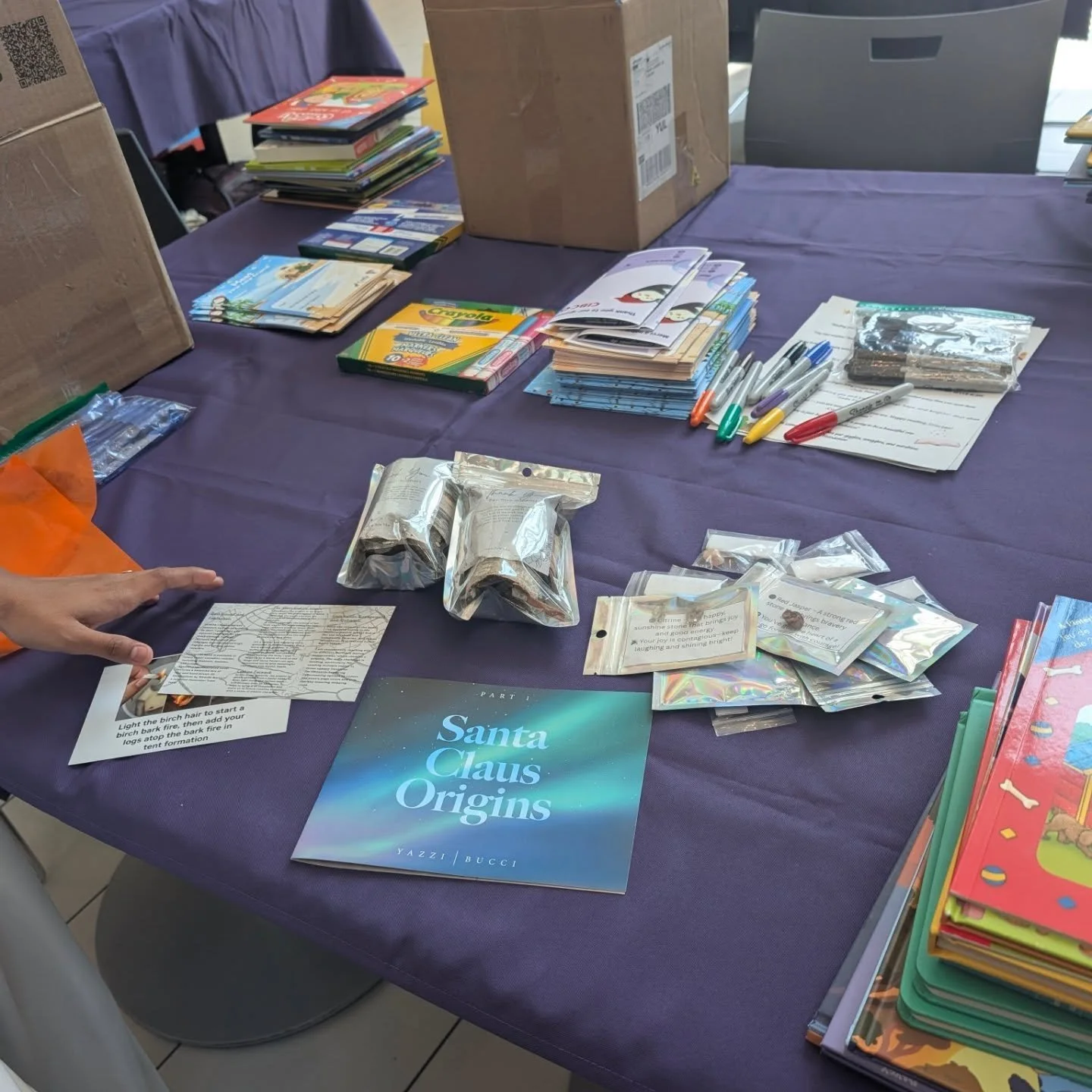 @coda.foundation @hme.mch 
Putting together these gift bags for the &quot;Christmas In July&quot; event, a beautiful sentiment and initiative that I'm so proud to be a part of. The staff at this hospital saved my life when I was young, now I get to g