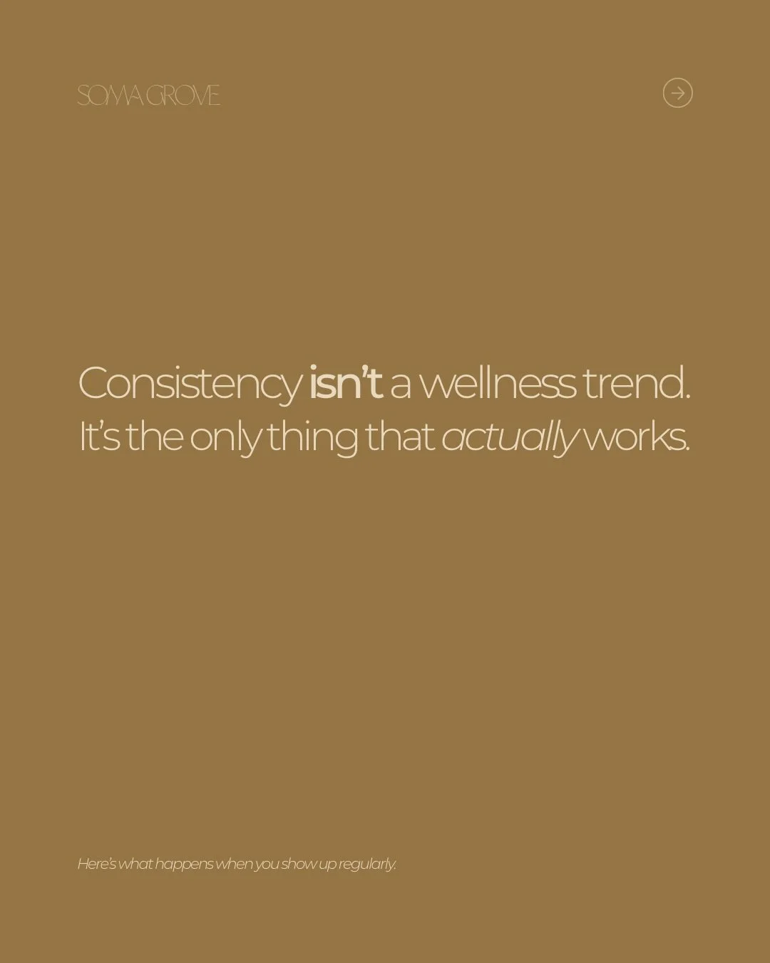 The results you want don&rsquo;t come from one session. They come from showing up. 🌿

Our 8 and 12 session monthly memberships are built around consistency because that&rsquo;s what actually works.

DM us, we&rsquo;ll find the right plan for you.

#