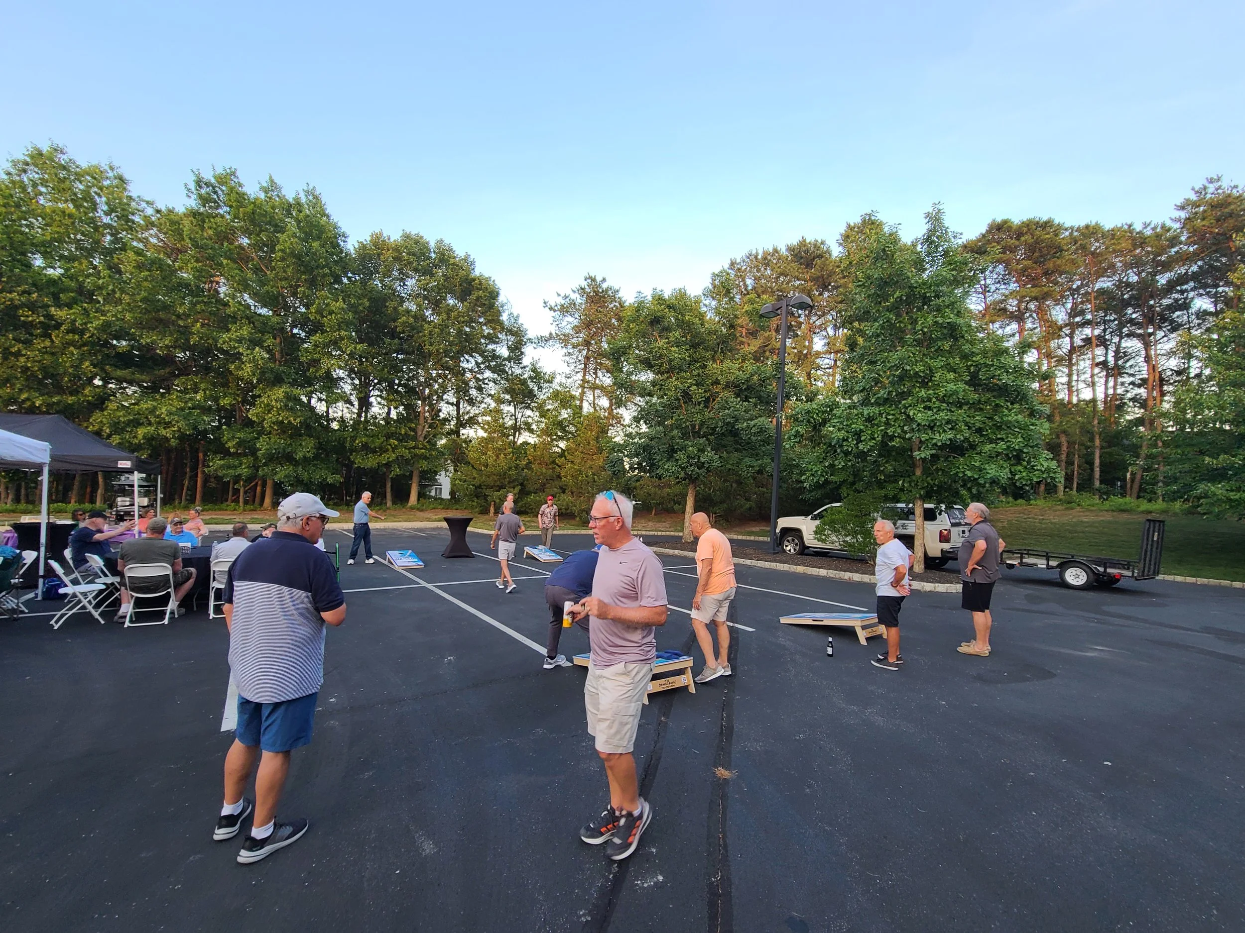 Mobile Golf Simulator - Paramount Escape's Men's Golf and Cigar Event