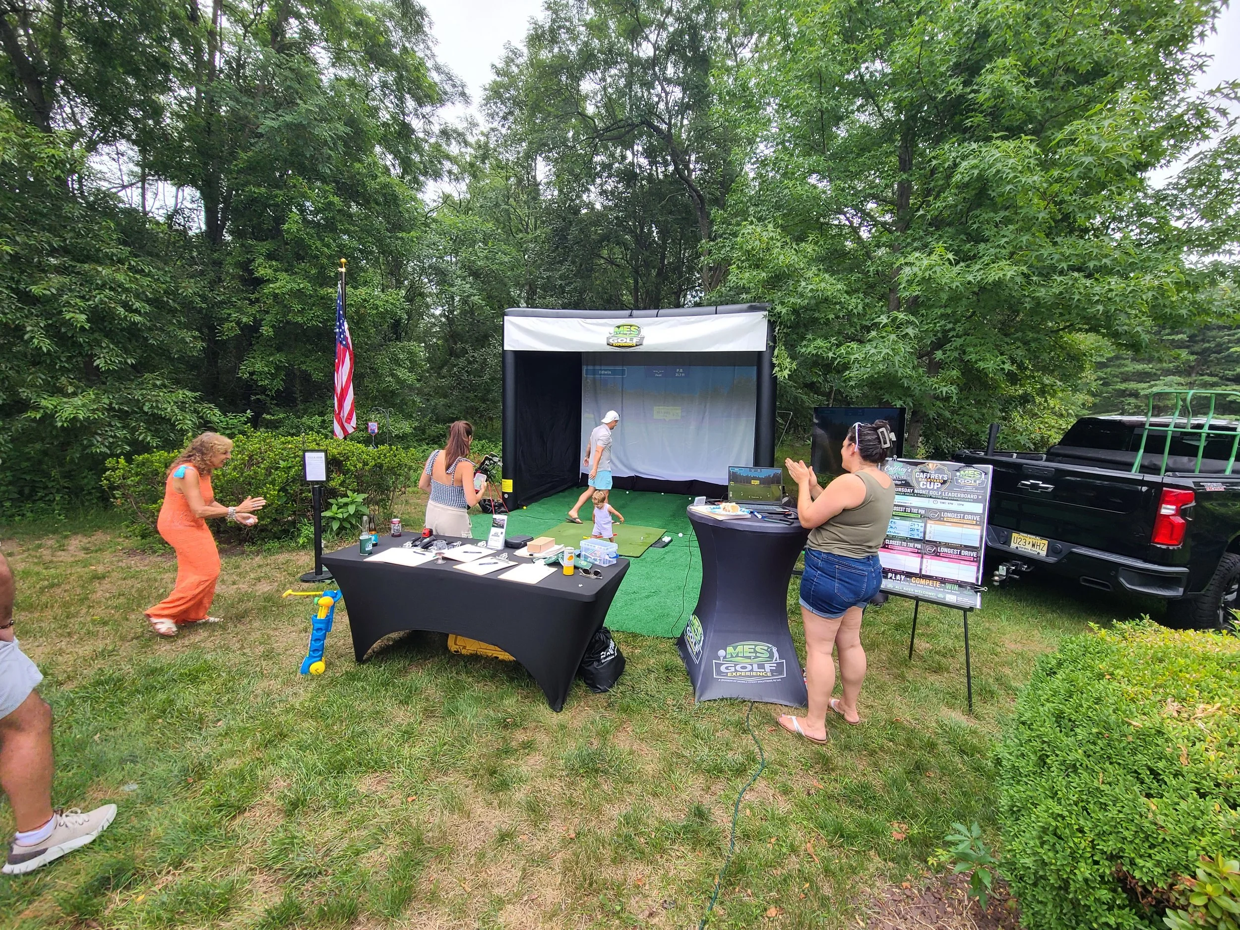 Mobile Golf Simulator - FIFA Watch Party