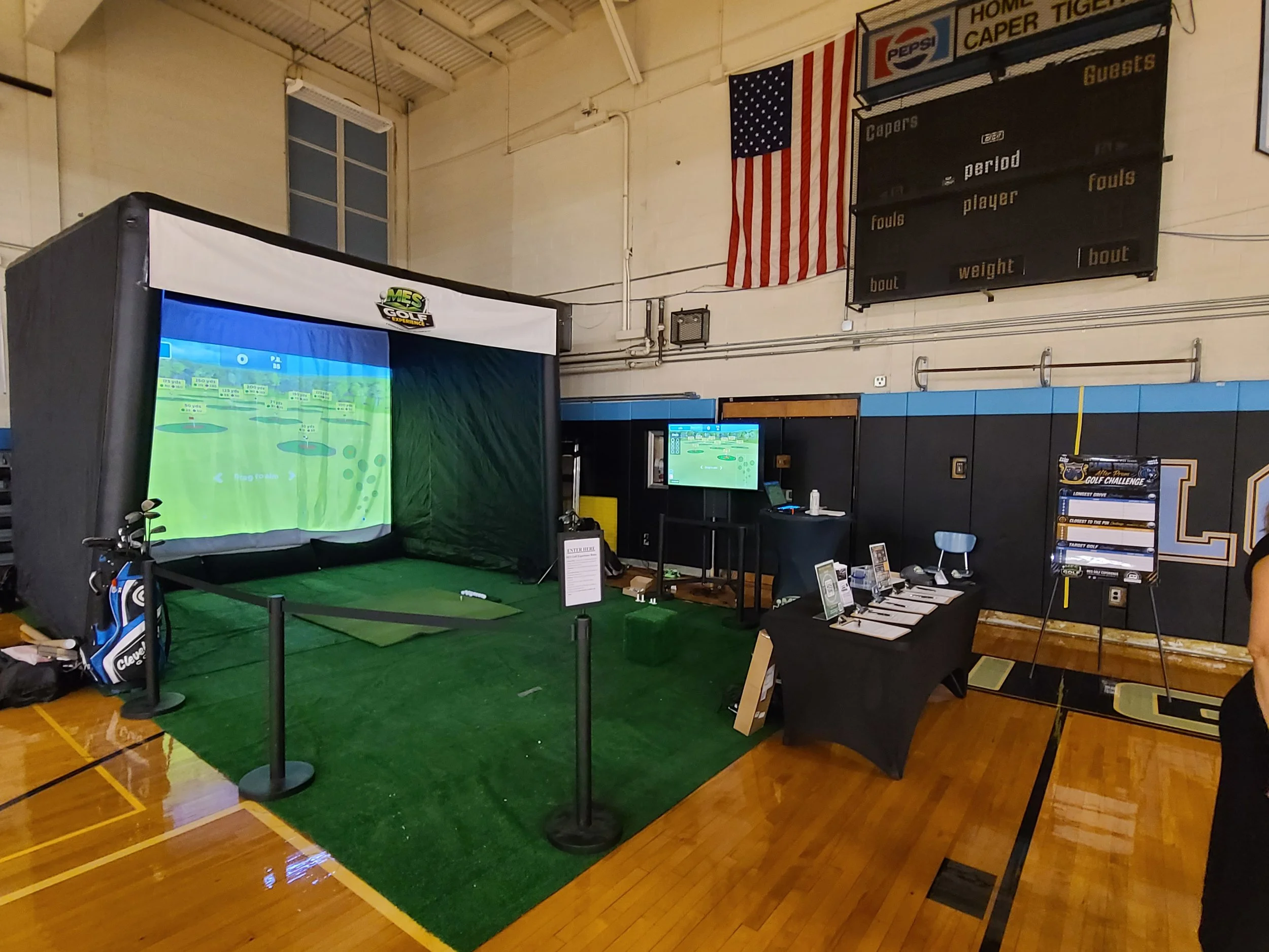 Mobile Golf Simulator - Cape May Court House After Prom Event