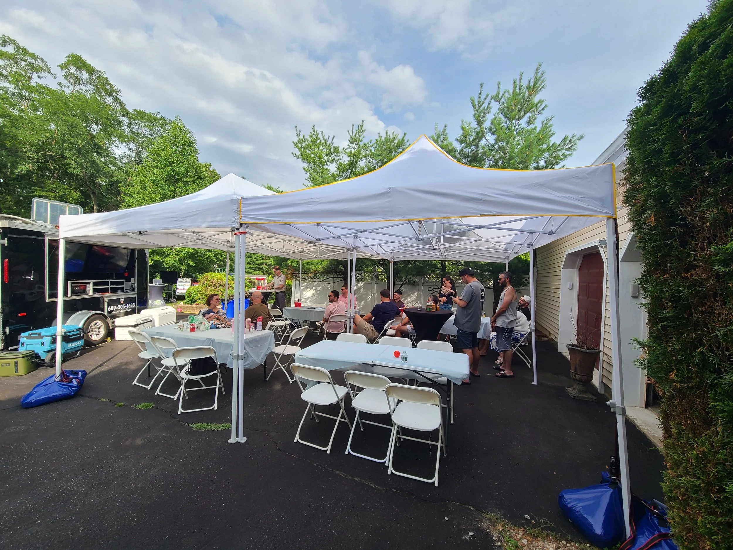 Mobile Golf Simulator - Paramount Escape's Men's Golf and Cigar Event