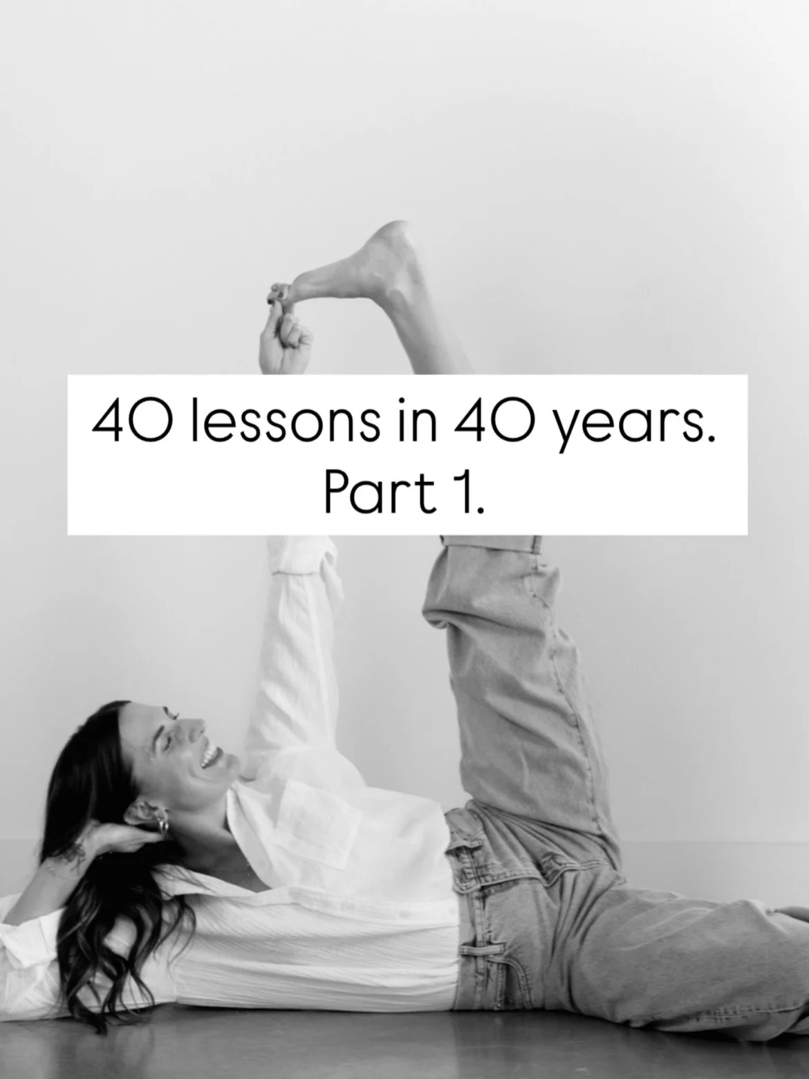 I&rsquo;m 40, and spoiler alert: life hasn&rsquo;t unfolded how I thought it would AND only now can I say I&rsquo;m so grateful for that.  I&rsquo;m not here with a &ldquo;perfect life&rdquo; report&mdash;just real lessons that changed how I live, lo