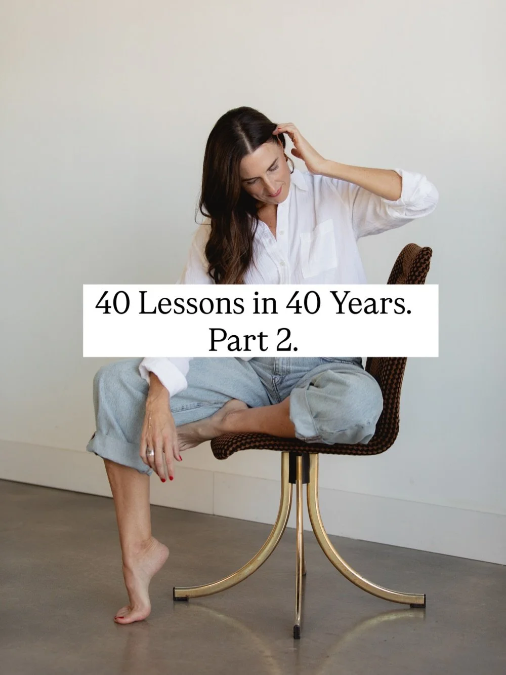 40 Lessons in 40 Years | Part 2.

Leaning into Divine mystery, love, and integrity will change your whole life.

These ones shaped my faith, my boundaries, and the way I move through the world&mdash;steadier, softer, braver.

10 lessons:
11.  Faith i