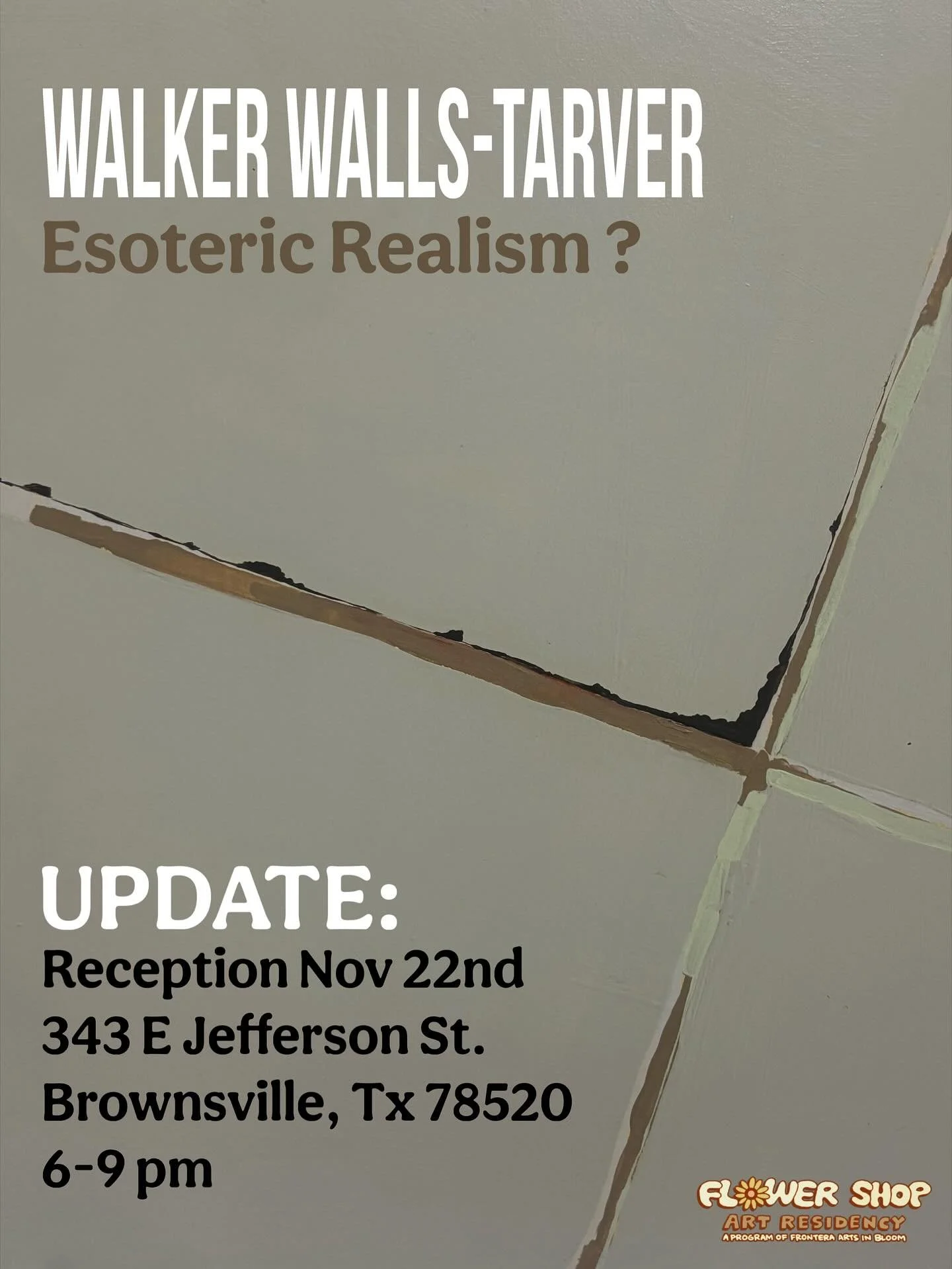 UPDATE:
We&rsquo;re moving this reception to Saturday the 22nd of November! 
6-9pm 343 E Jefferson St. Brownsville, Texas

Hope you can join us!

#art #artresidency #artistinresidence #artexhibition #texasart #painting #contemporarypainting