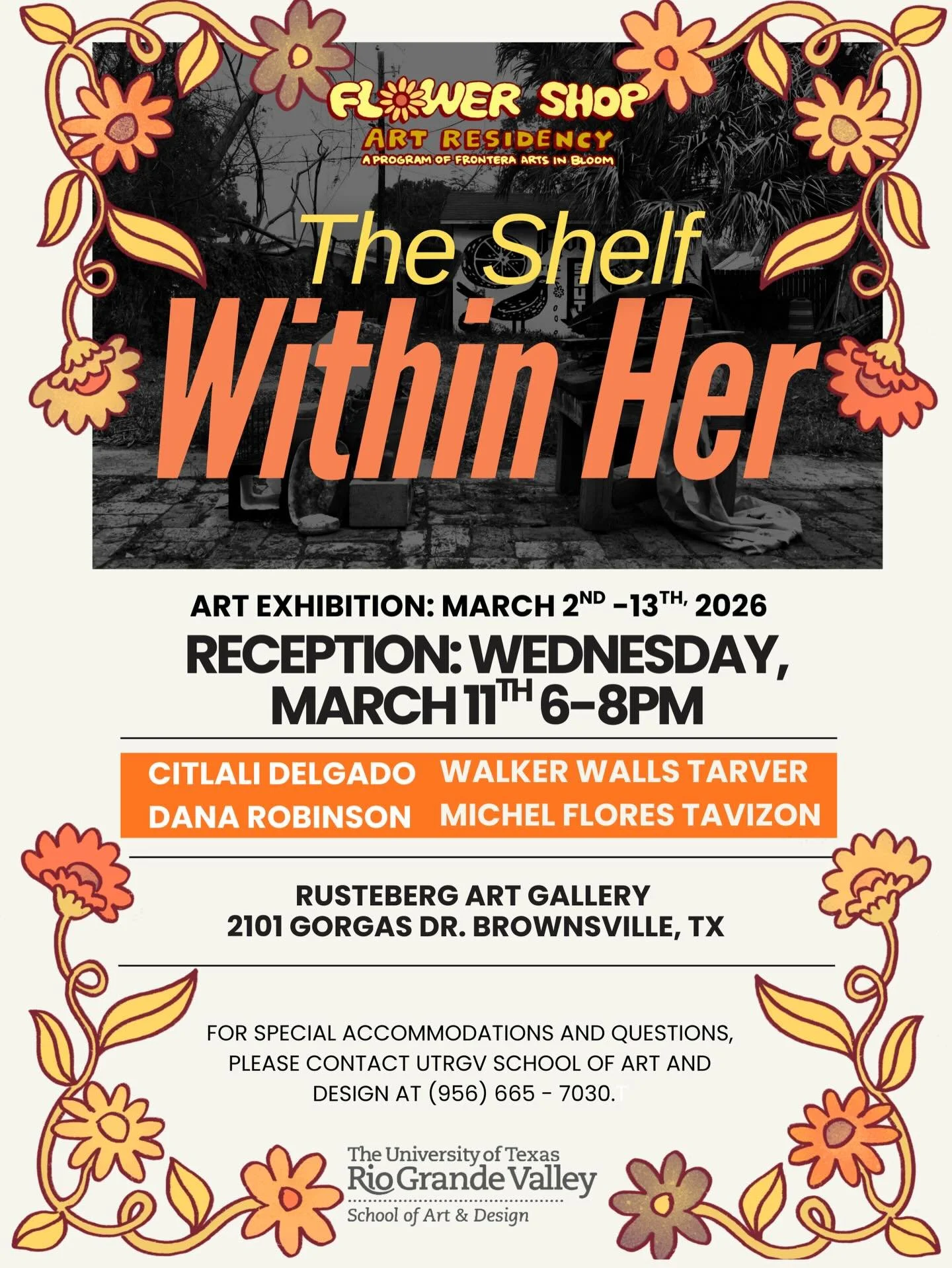Proud to announce &ldquo;The Shelf Within Her&rdquo;, a group exhibition featuring new work and experiments by our current  Flower Shop residents! 

Citlali Delgado - @artecitlali 
Dana Robinson - @alphabet_party 
Walker Walls Tarver - @nftg0ddess 
M