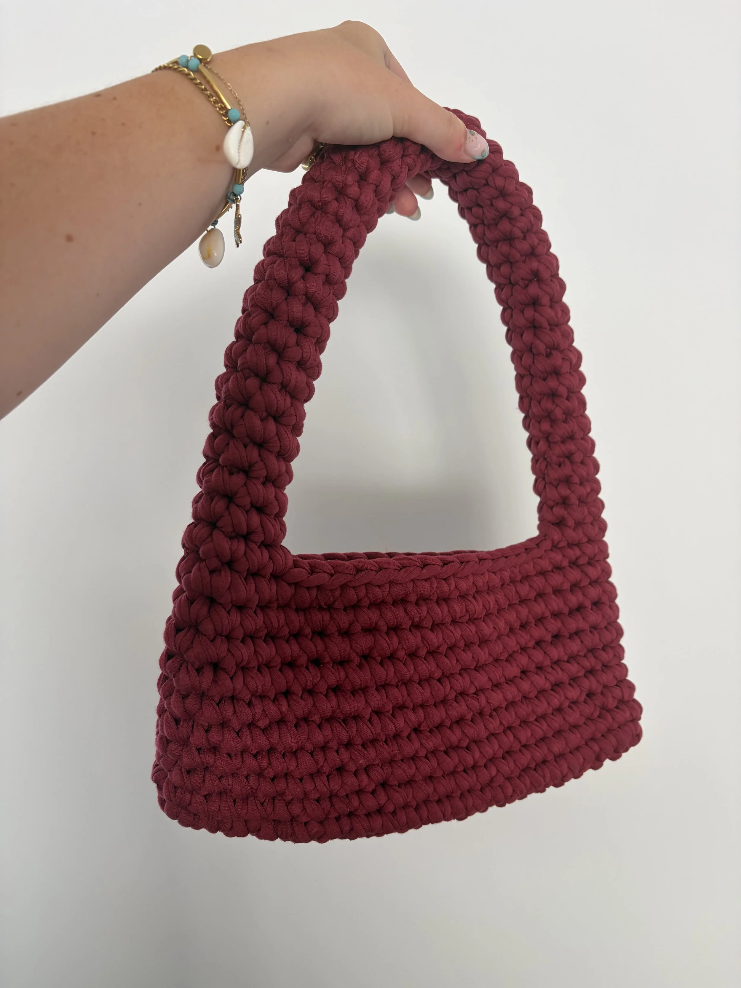 Burgundy Shoulder Bag