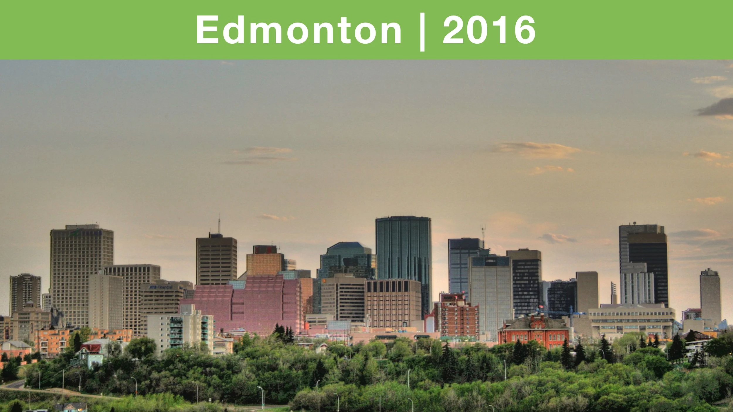 Edmonton skyline 2016