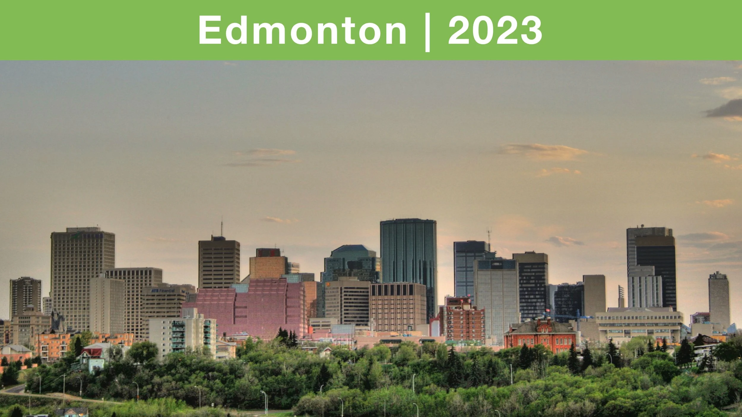 Edmonton skyline 2023