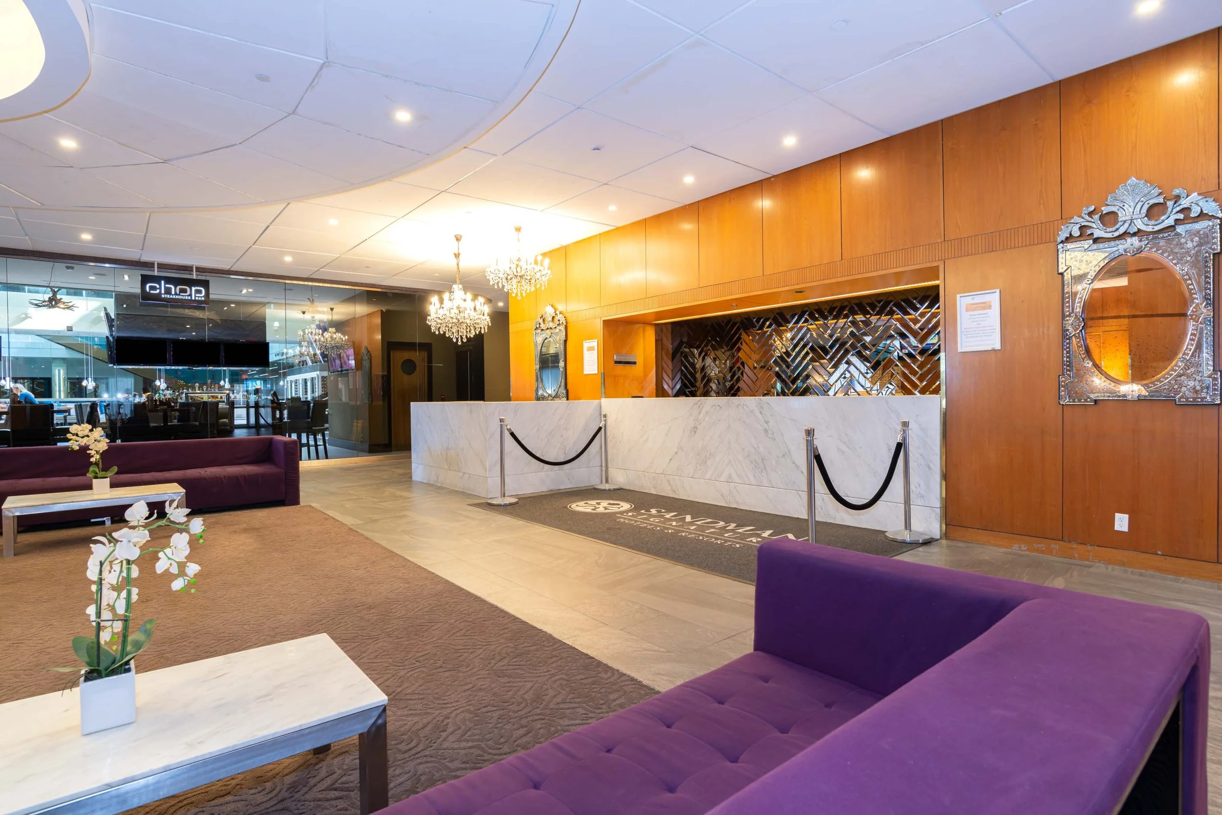 hotel lobby