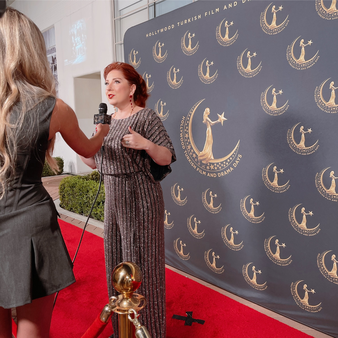 Red carpet interview