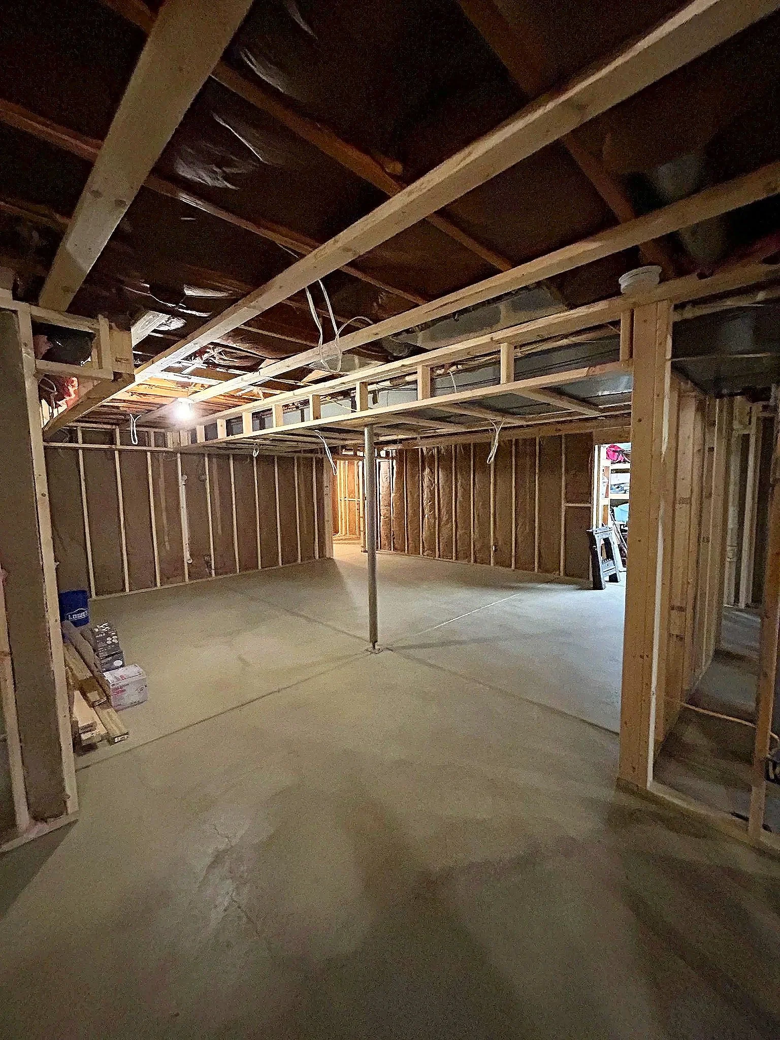 CinCity Remodeling: Delhi, OH Basement Remodel (During Renovation Image 3)