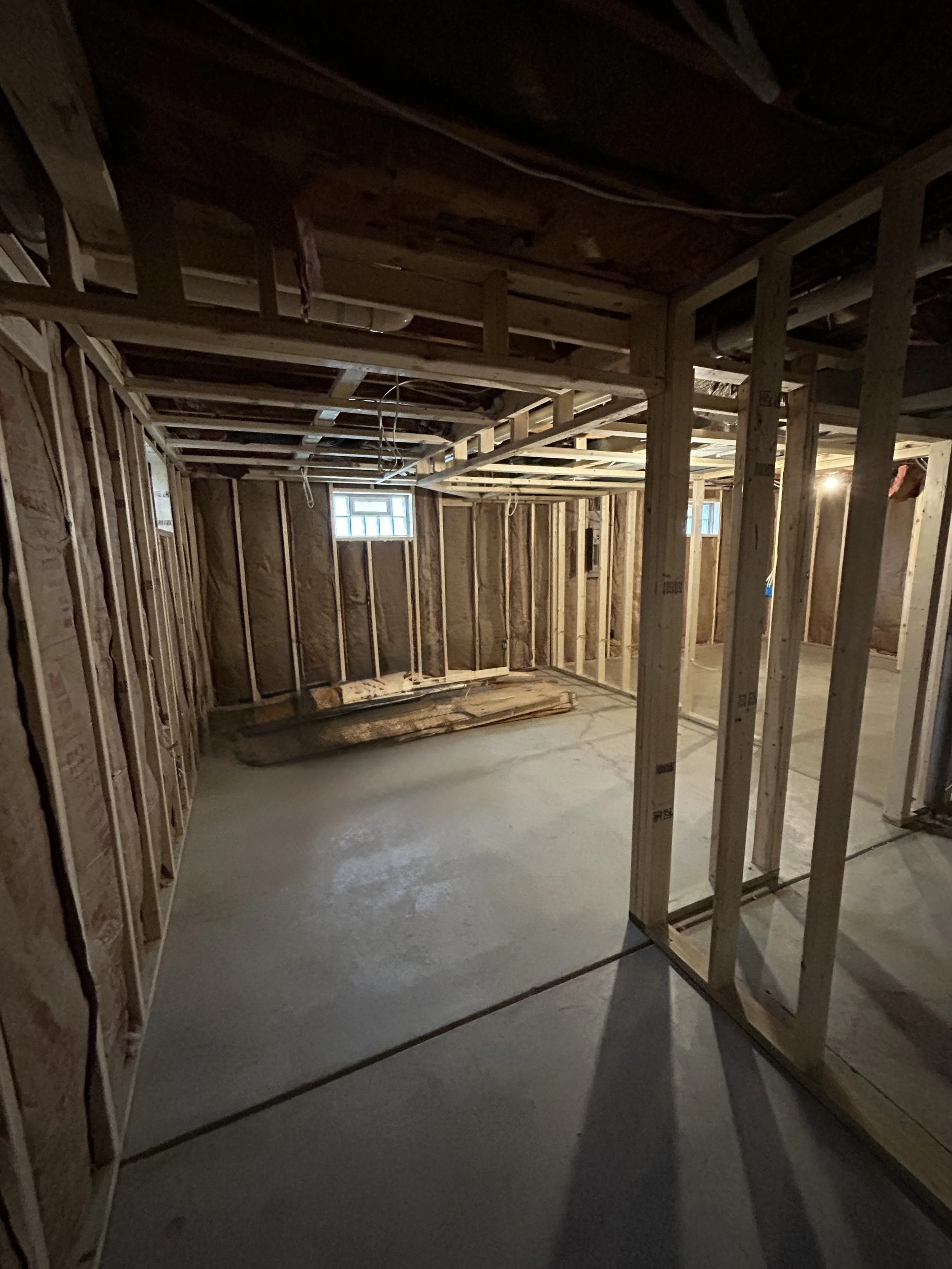 CinCity Remodeling: Delhi, OH Basement Remodel (During Renovation Image 5)
