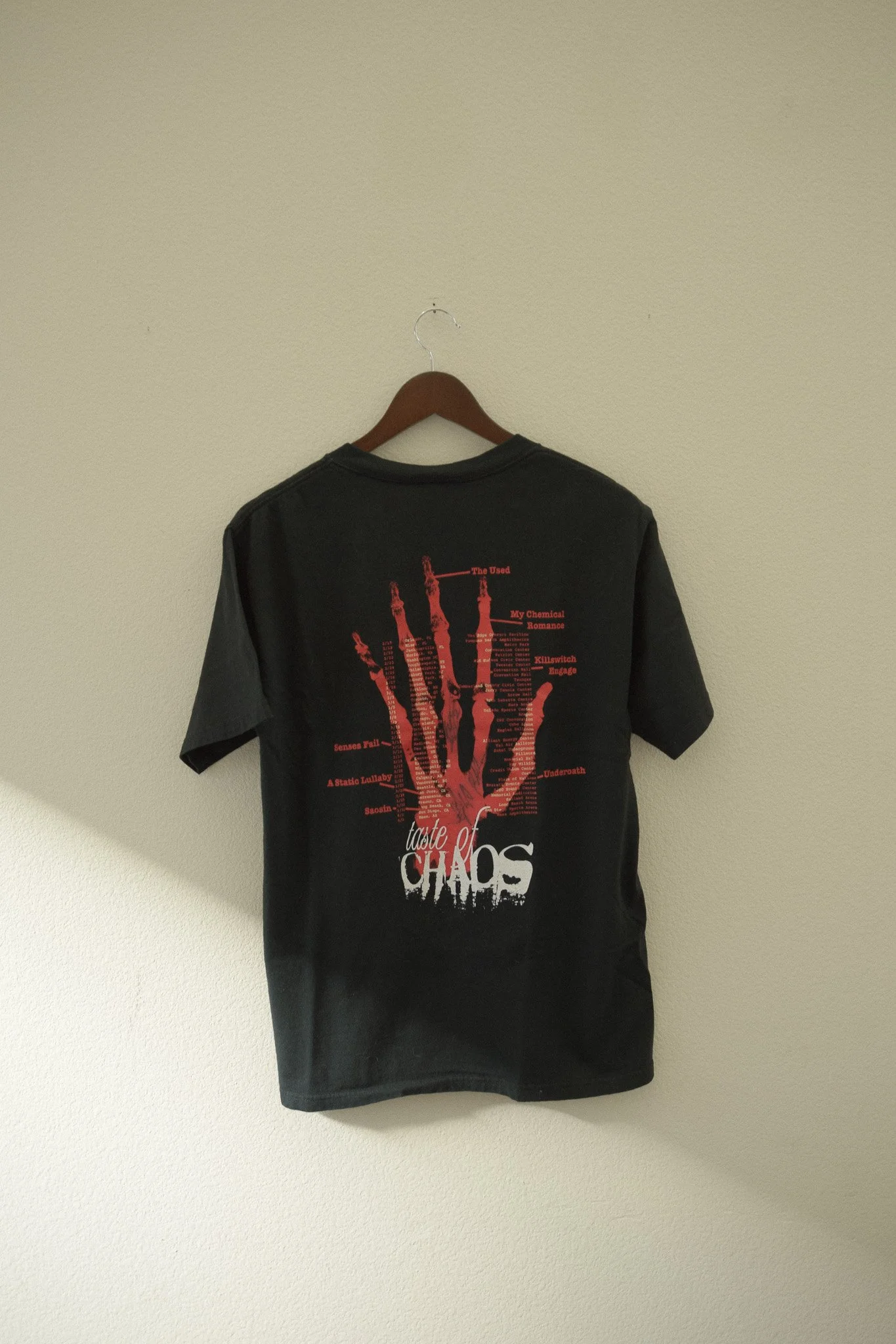 Taste of Chaos 2002 [Signed by Bert, Jepha, and Quinn of The Used) - T-shirt