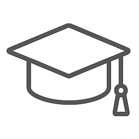 Korkeakoulutetun palliatiivisen hoitajan ikoni