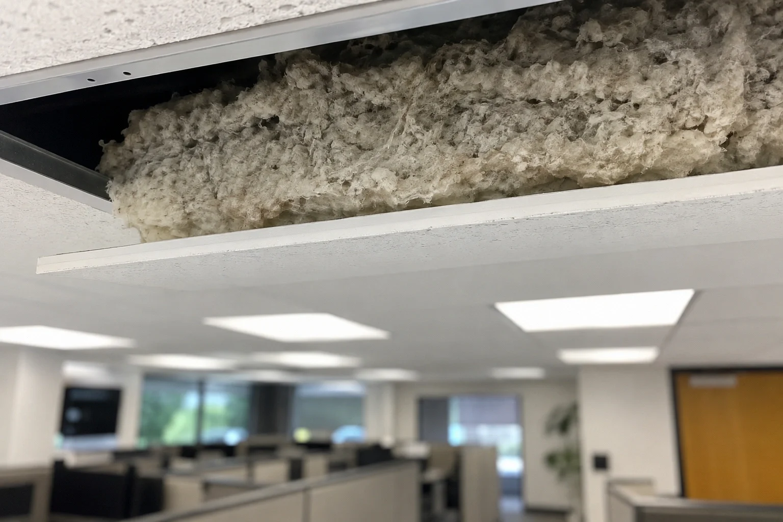 asbestos in office