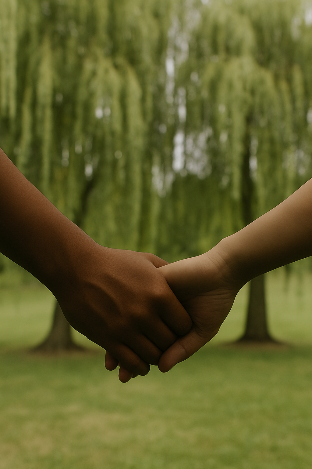 Hand holding resulting from trauma and relationship healing, couples counseling and Help for relationship patterns that keep repeating