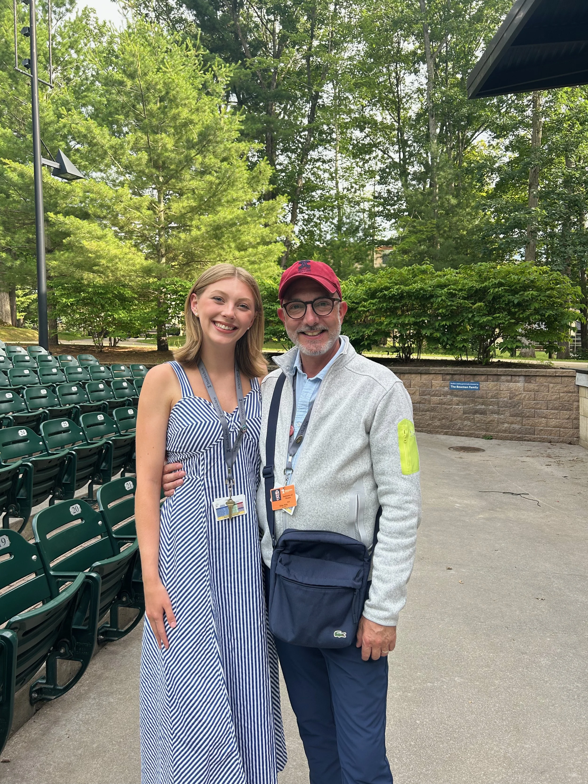 With Adam Pelty at Interlochen