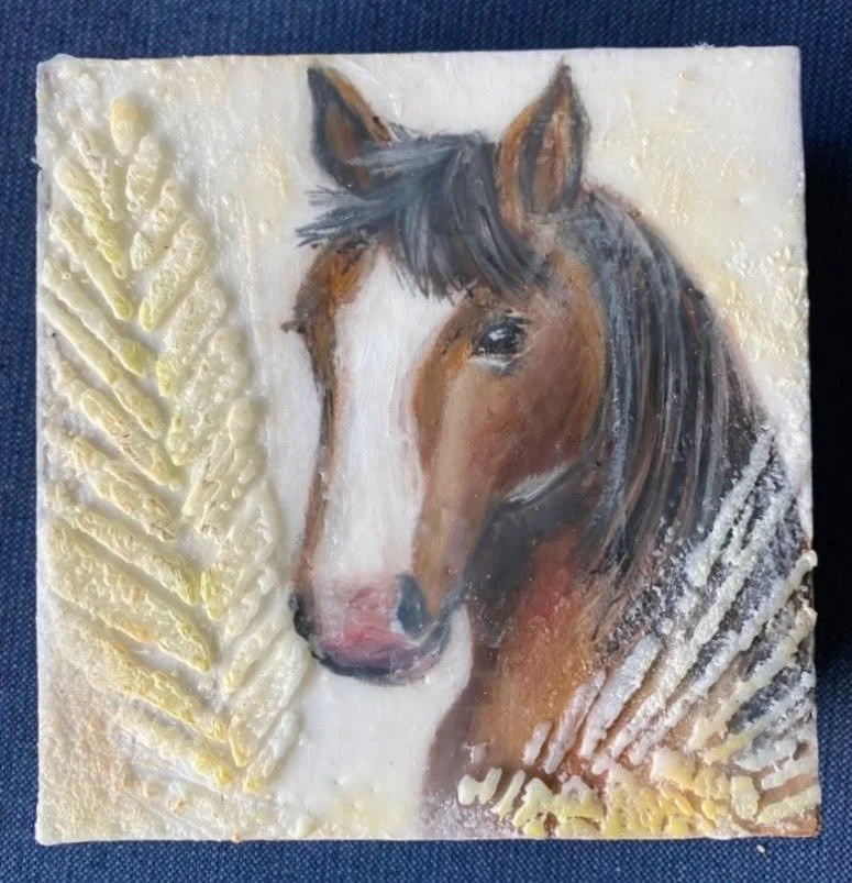 It&rsquo;s always nice to know when a painting has a good home 🐴💕