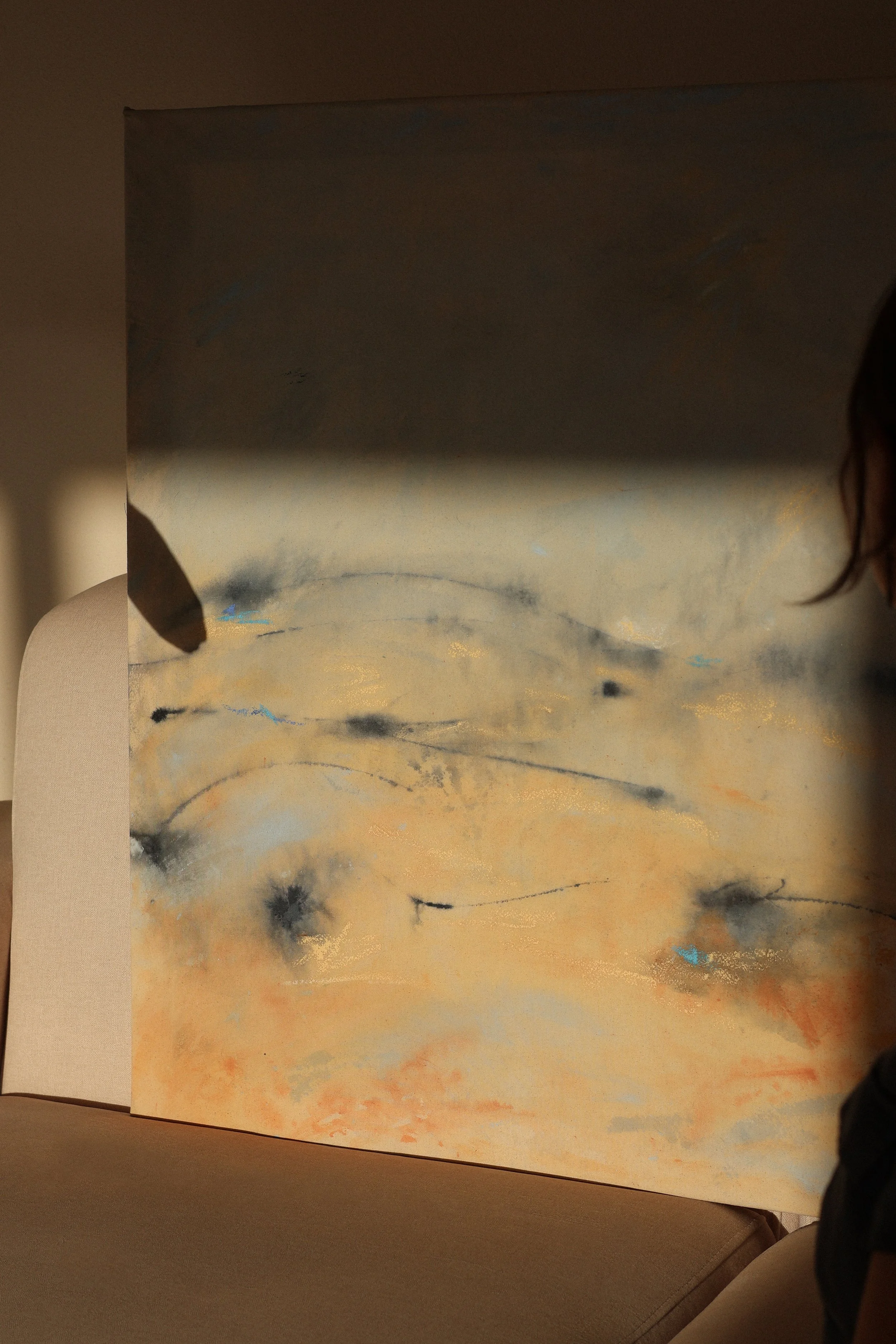abstract seascape on raw cotton.jpg