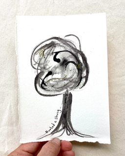 ink and hand embroidered tree art by claire gillis.PNG