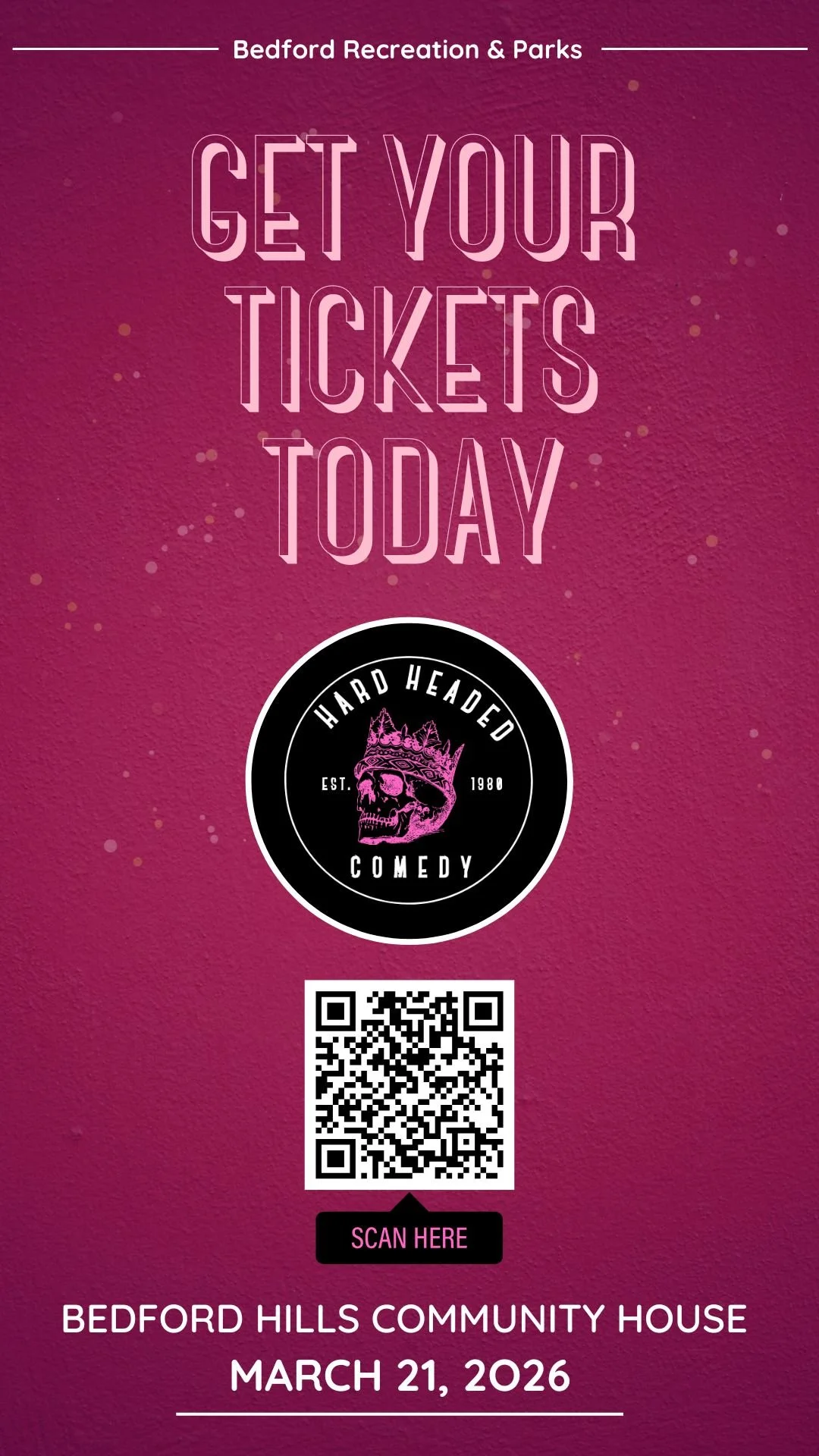 Hard Headed Comedy @ Bedford Hills Community House